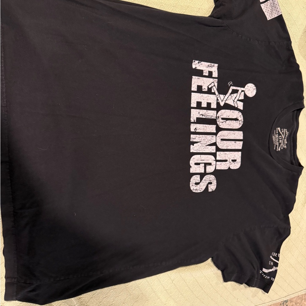 Grunt Style Black T-Shirt with White Logo